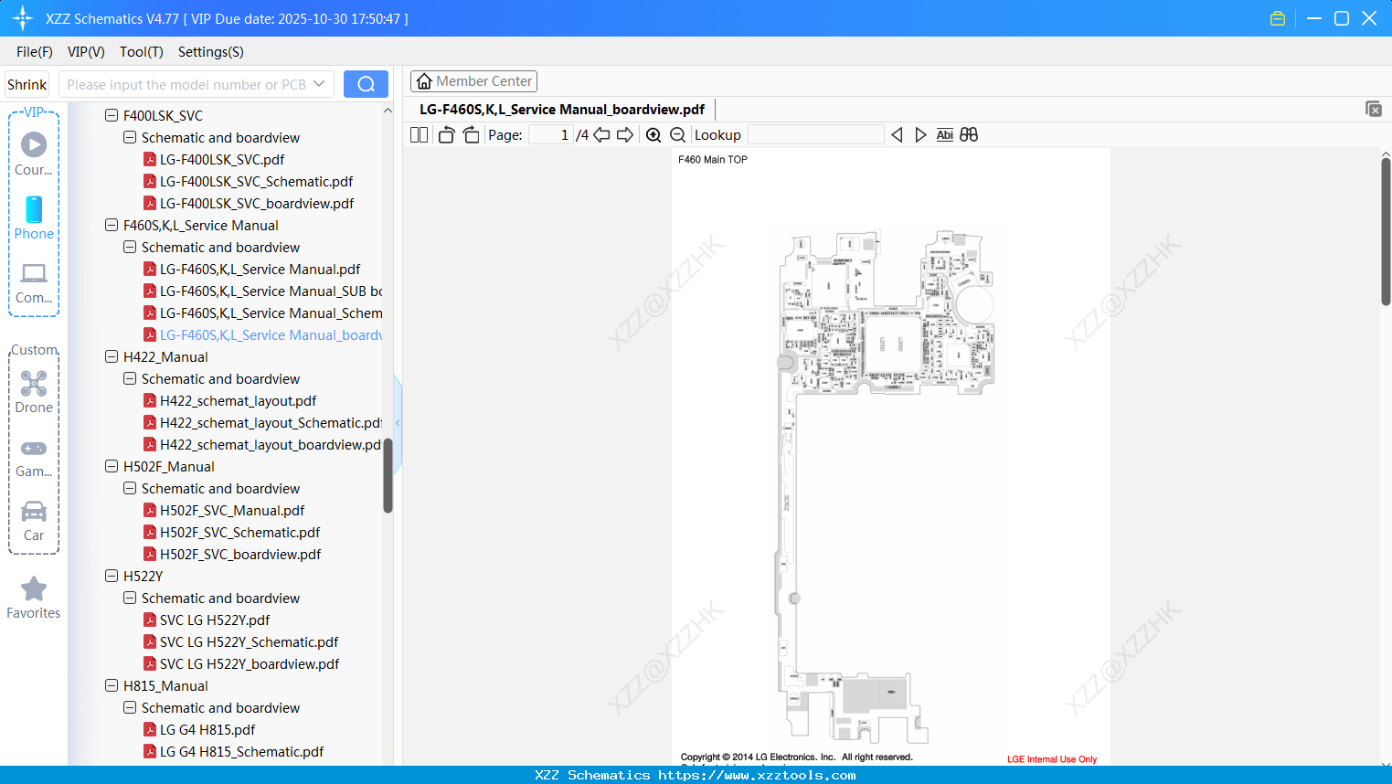 LG-F460S,K,L_Service Manual_boardview